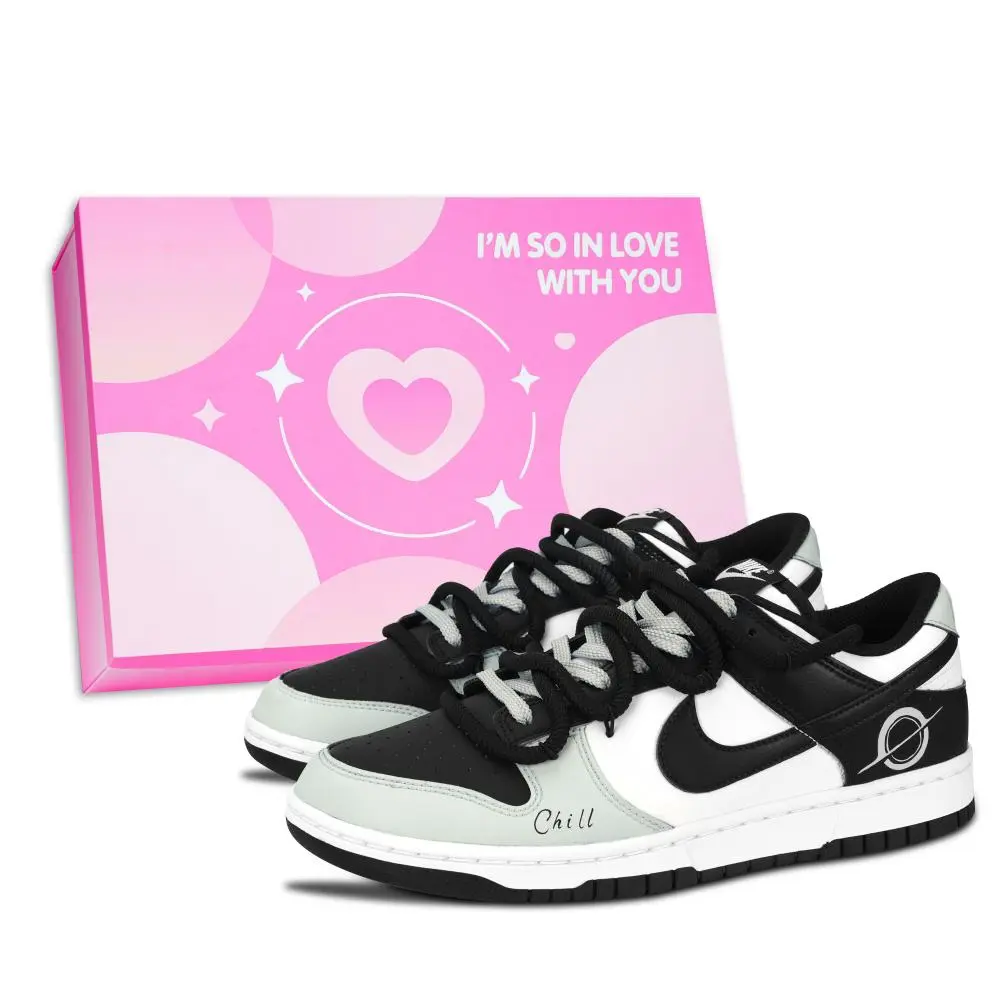 Nike Dunk Skateboard Shoes Unisex Low top White/Black/Green