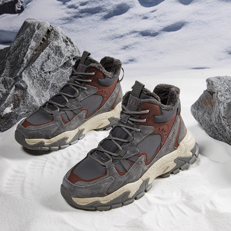JEEP SPIRIT Short Outdoor Boots Men's Volcanic Gray купить в интернет-магазине Yoocart с быстрой доставкой по России.