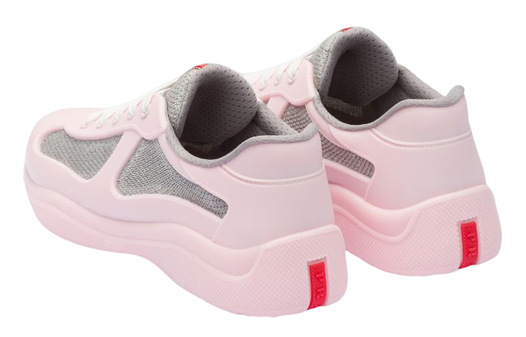 PRADA America's Cup Cushioning Low-Top Sports Casual Shoes Women's Pink купить в интернет-магазине Yoocart с быстрой доставкой по России.
