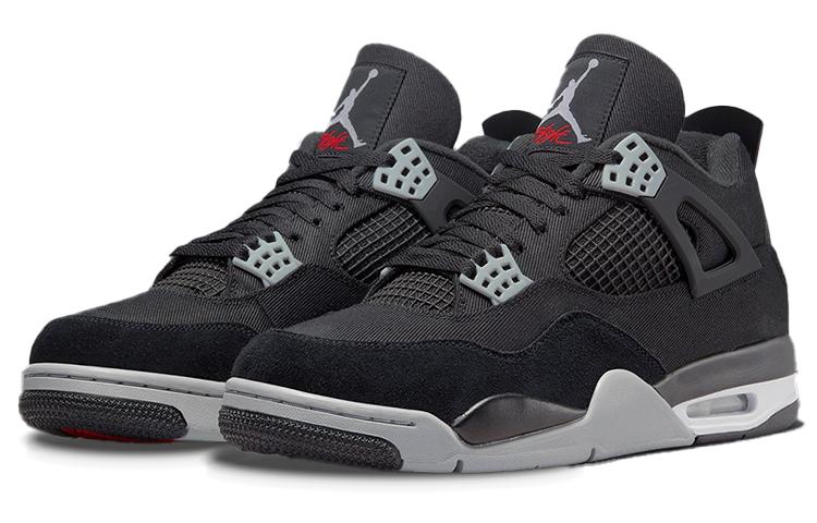Jordan Air JORDAN 4 Винтажные баскетбольные кроссовки MID Top Unisex