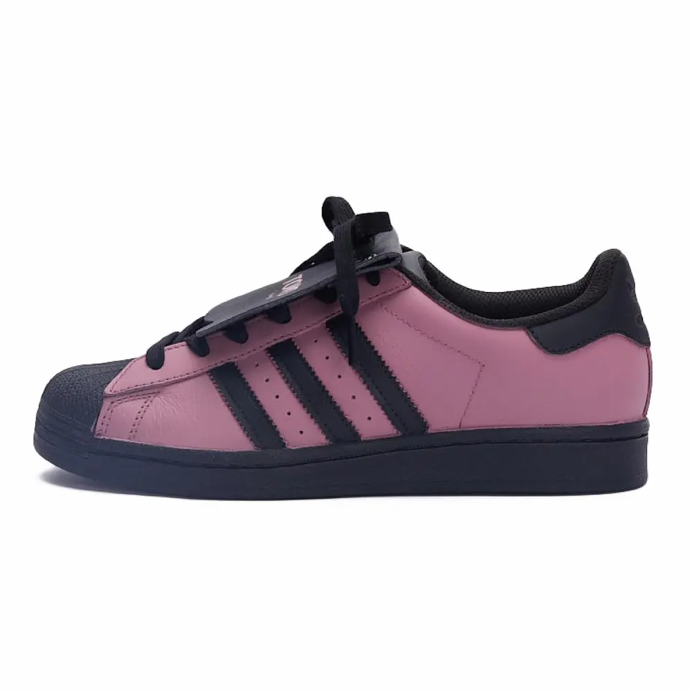 Adidas Originals Superstar Skateboard Shoes Unisex Low top Black/Pink