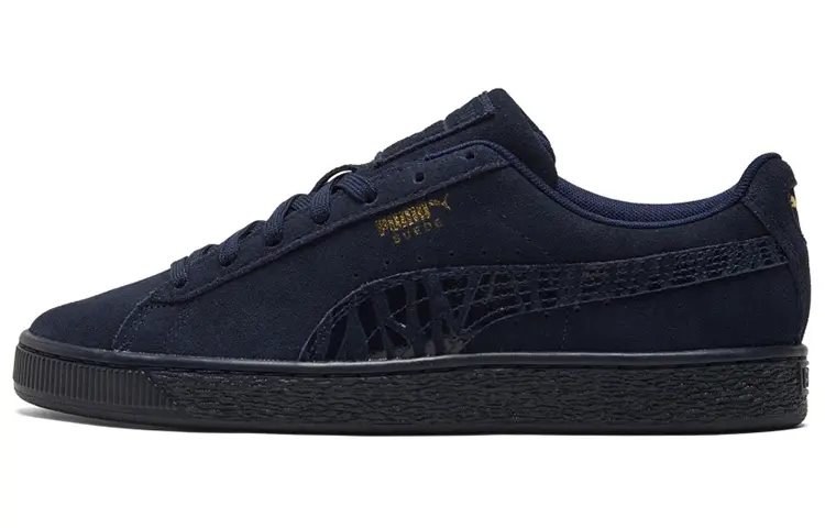 PUMA Suede Mono Deboss 'Dark Blue Black'