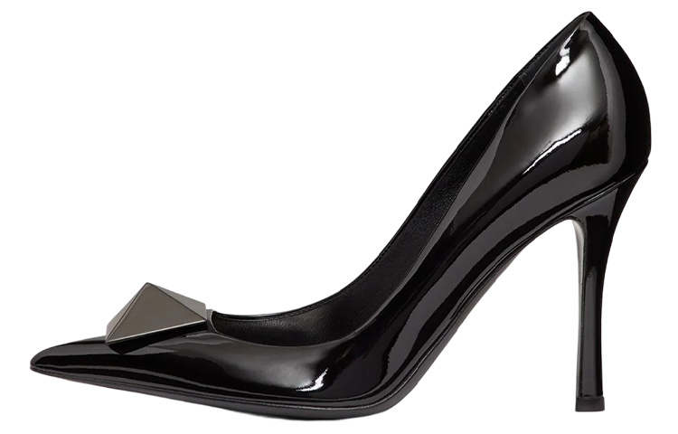 Valentino Garavani One Stud 100mm Patent-leather Pumps