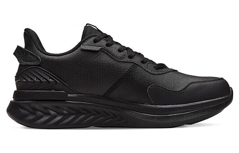 361° Cushioning Water-Resistant Lightweight Rebound Low-Top Running Shoes Men's Black