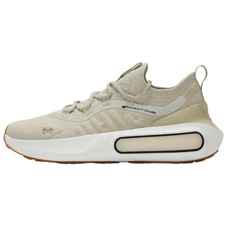 Under Armour Phantom 4 Anti-Slip Wear-Resistant Low-Top Casual Running Shoes Men's Beige