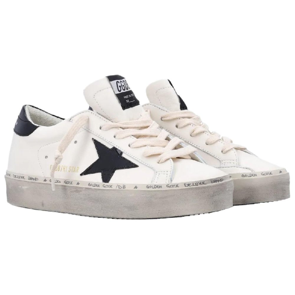 Golden Goose Hi Star Low Top Skateboard Shoes Women's White
