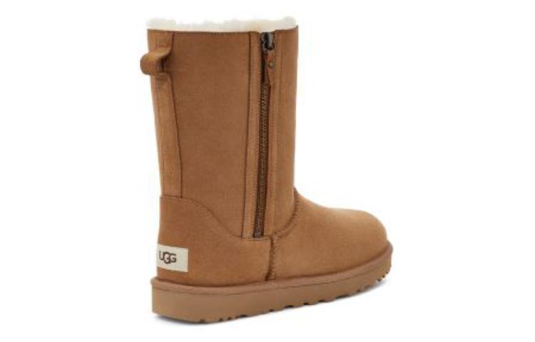 UGG Classic Short Zip 'Light Brown' Women's купить в интернет-магазине Yoocart с быстрой доставкой по России.