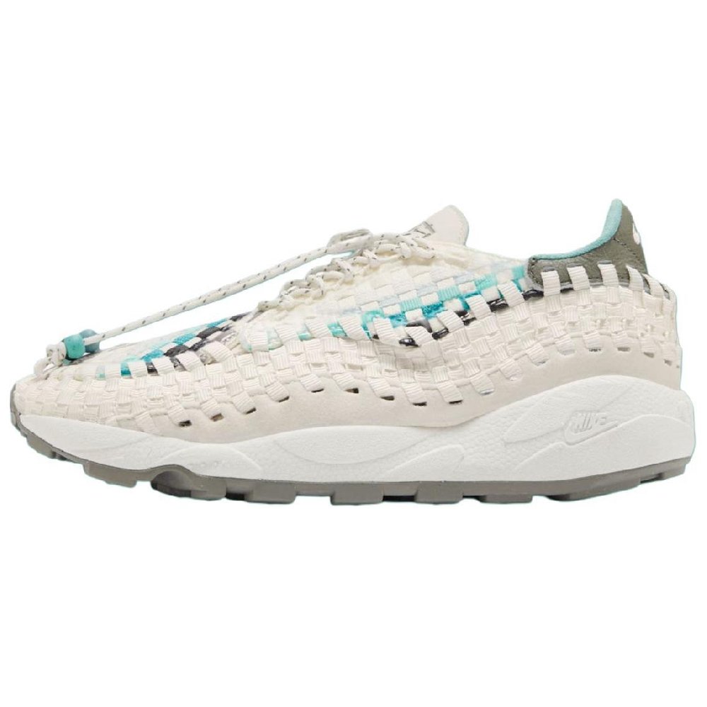 Nike Air Footscape Anti-Slip Wear-Resistant Low-Top Casual Shoes Unisex White Green