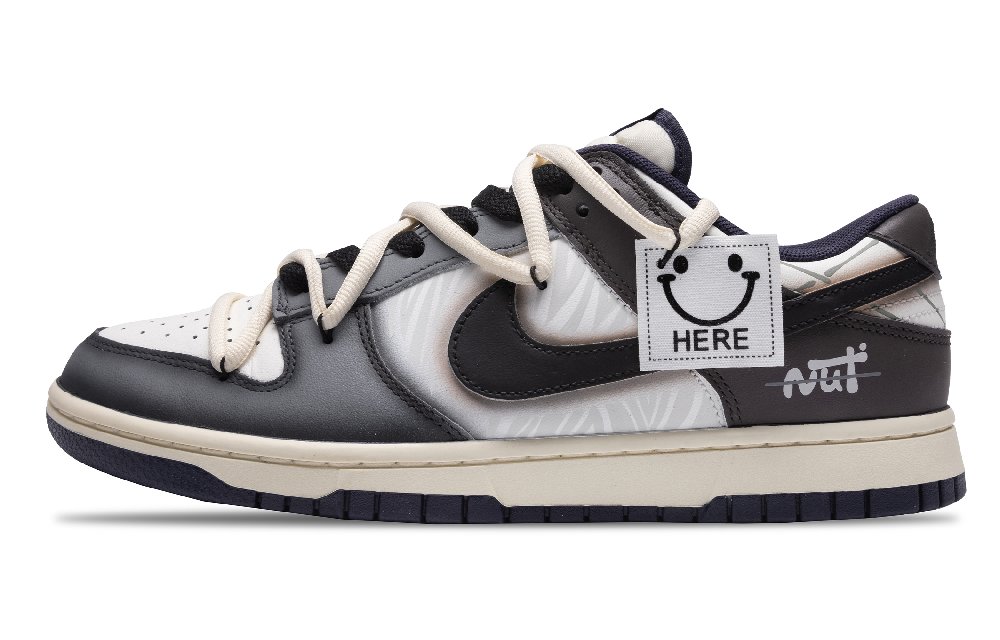 Nike Dunk Mist Pursuit Anti-Slip Wear-Resistant Low-Top Skateboard Shoes Men's Gray Brown