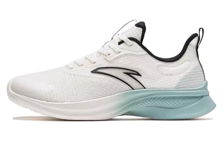 Anta Hydrogen Run Wear resistant And Lightweight Low top Sprint Running Shoes Men's White Blue