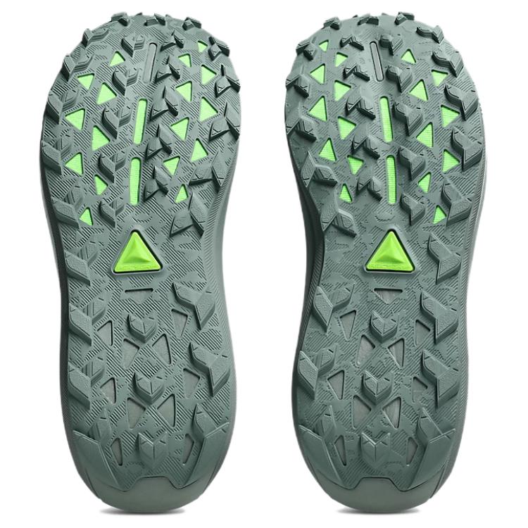 ASICS GEL TRABUCO Wear resistant And Waterproof Mid top Trail Running Shoes Men's Gray Green купить в интернет-магазине Yoocart с быстрой доставкой по России.