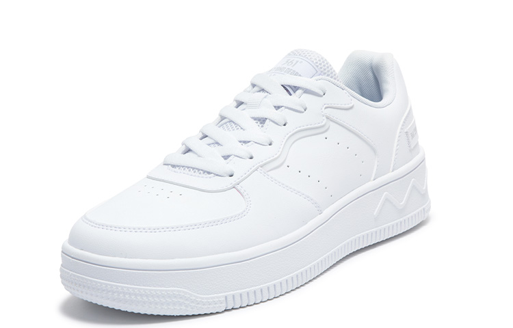 361° Air Force One Anti Slip Wear Resistant Low Top Skateboard Shoes Men's White Gray
