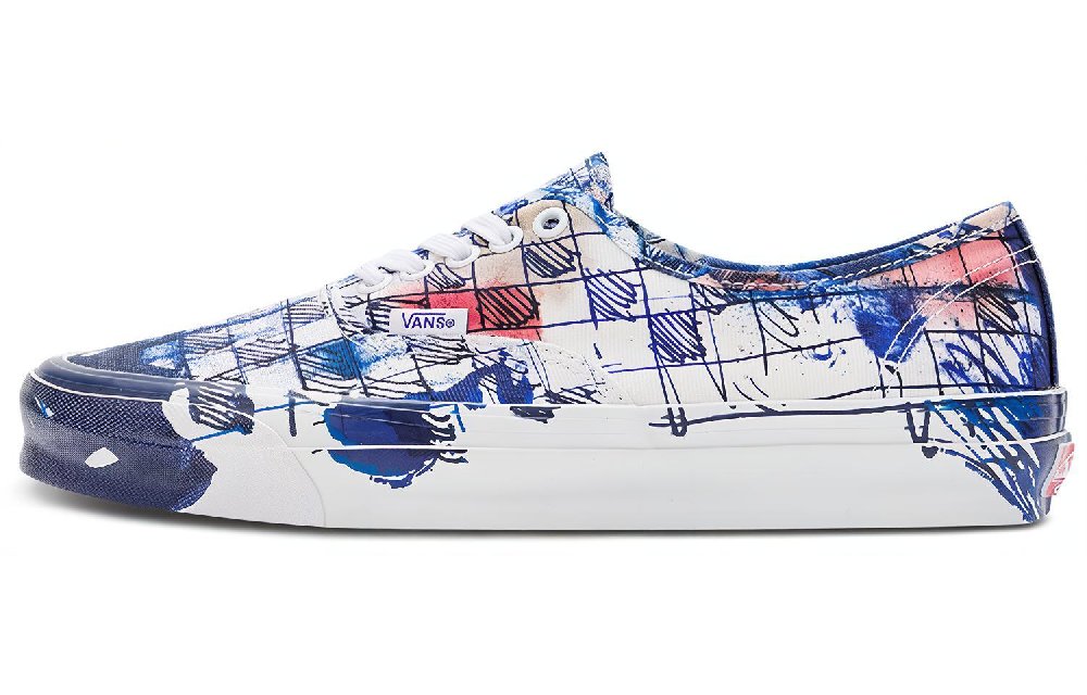 Vans Connor Tingley X Og Authentic Lx 'Checkerboard   White Blue'