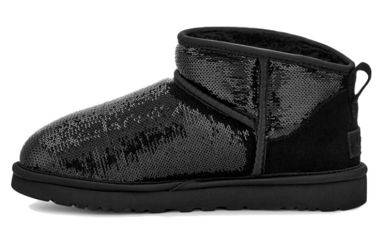 UGG Classic Ultra Mini Boot Mirror Ball Black Women's
