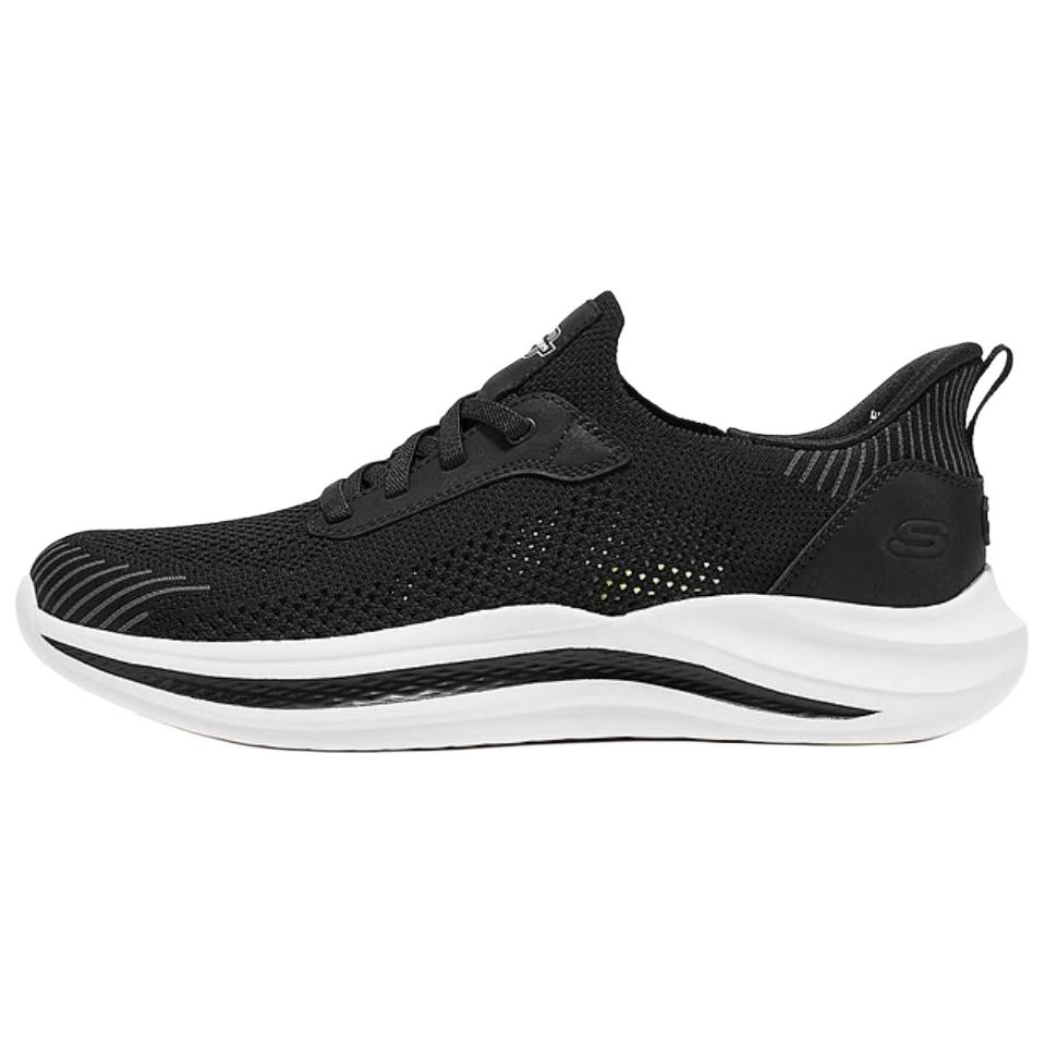 Skechers STREET WEAR Abrasion Resistant Low Top Casual Shoes Men's Black