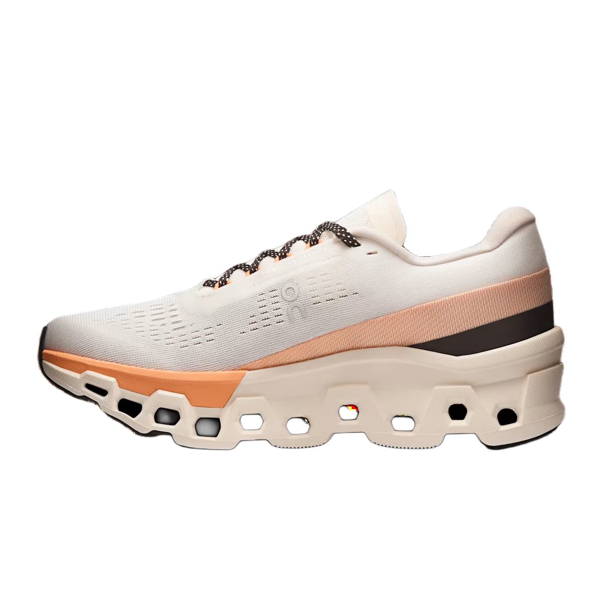 On Women's CloudmOnster 2 'Ivory Tangerine' Women's