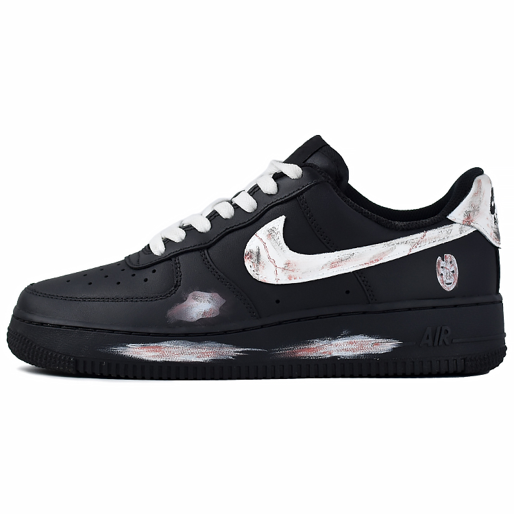 Nike Air Force 1 Skateboard Shoes Women's Low-Top Black White