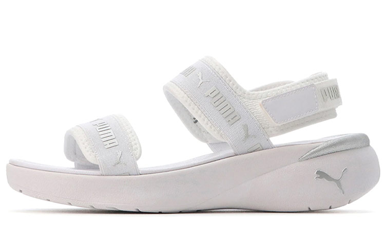 PUMA Sportie Sandal 'White Metallic Silver' Women's