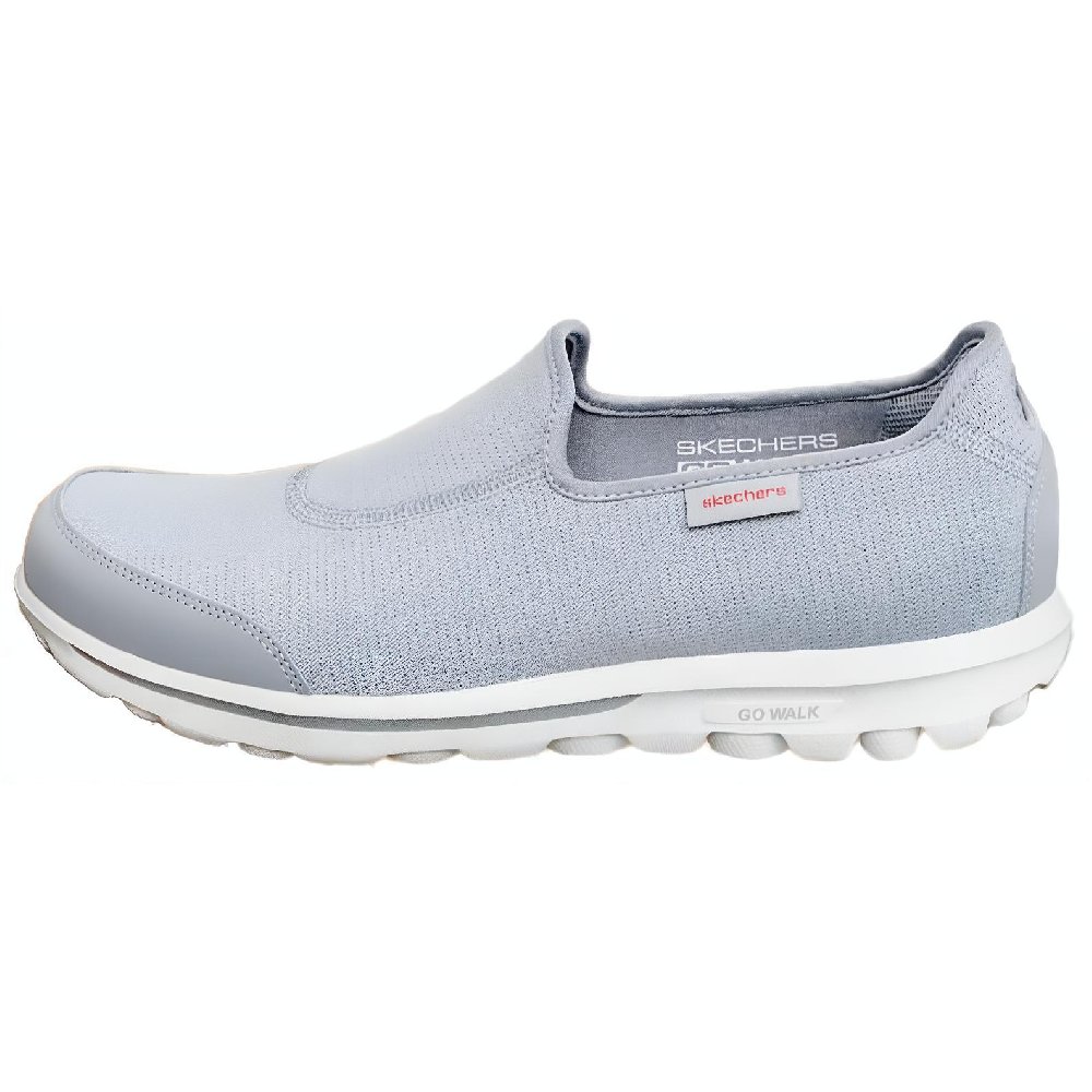 Skechers Go Walk Classic Low Top Casual Shoes Men's Light Gray