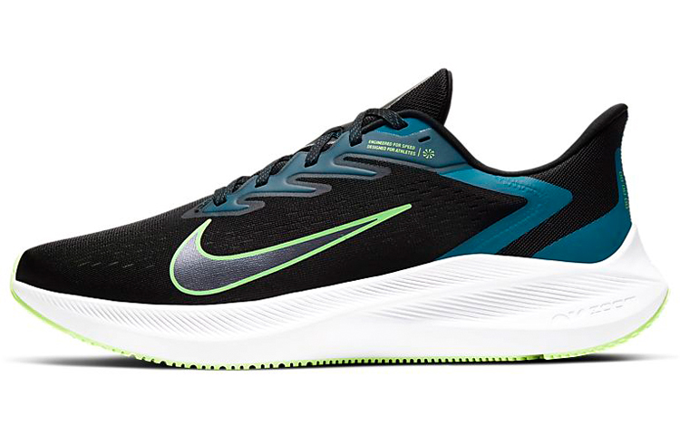 Nike Zoom Winflo 7 Black Valerian Blue