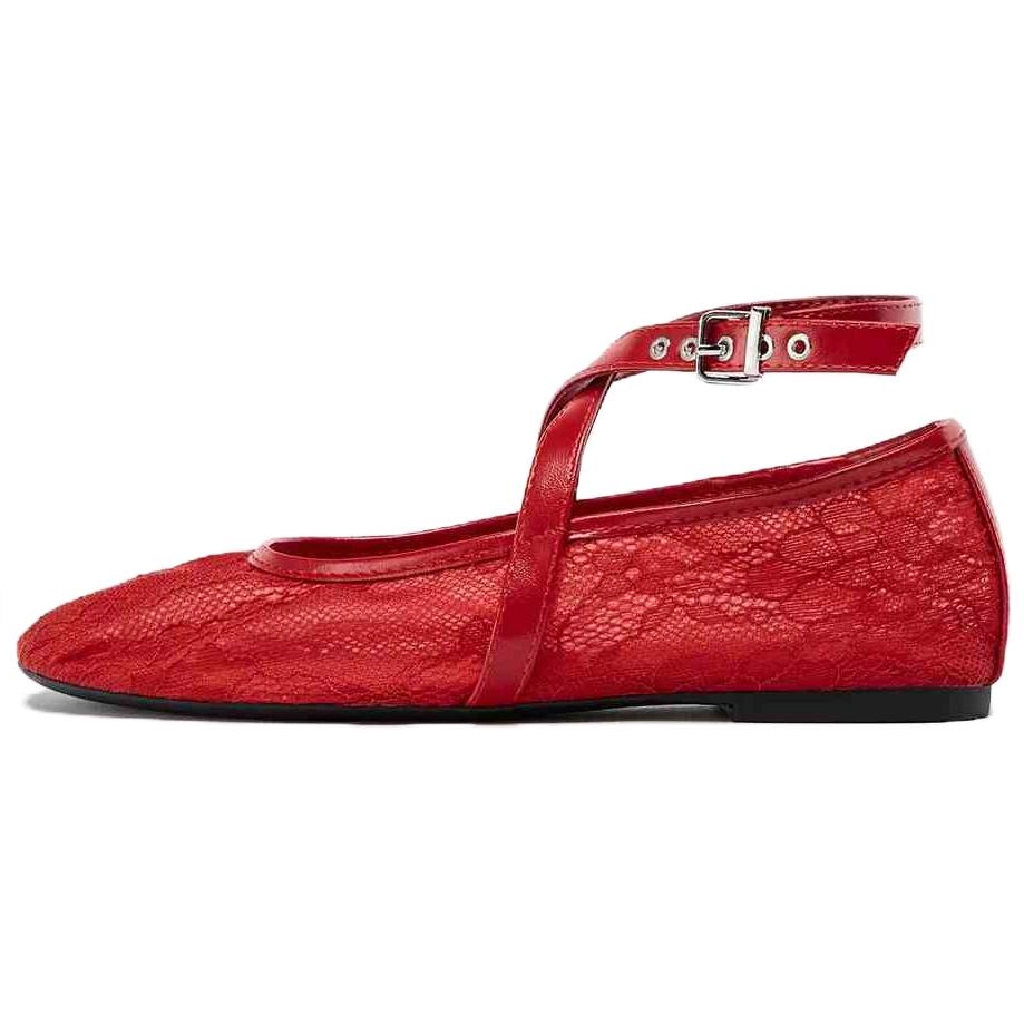 ZARA Casual Shoes 1cm Women's Red