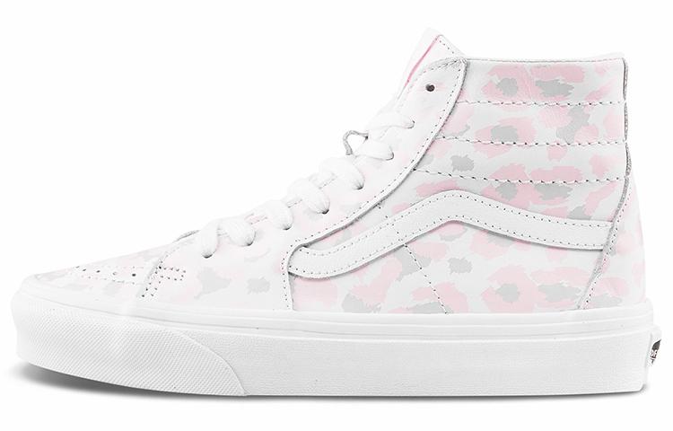 Vans Sk8 hI Tapered Shoes Pink/White Women's