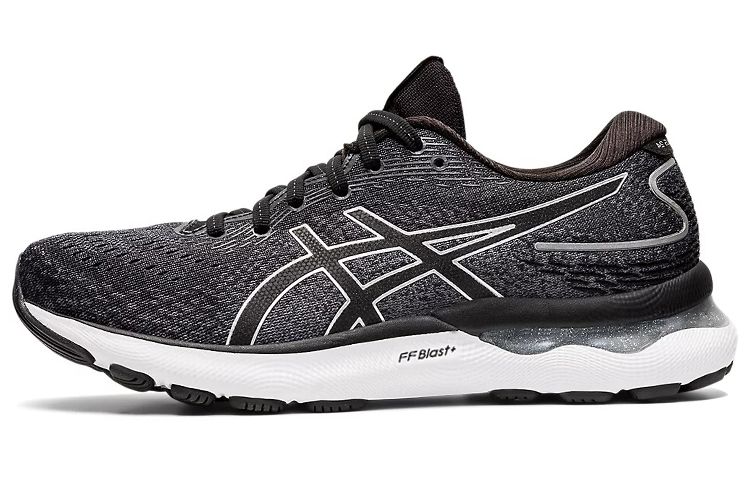Asics Gel Nimbus 24 Wide 'Black White' Women's
