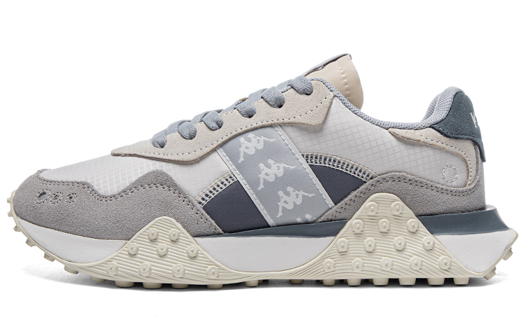 Kappa Anti-Slip Wear-Resistant Low-Top Casual Shoes Unisex Gray
