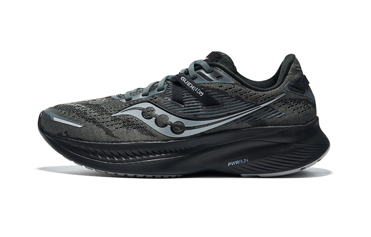 Saucony Guide 16 Anti-Slip Wear-Resistant Low-Top Training Running Shoes Men's Gray Black