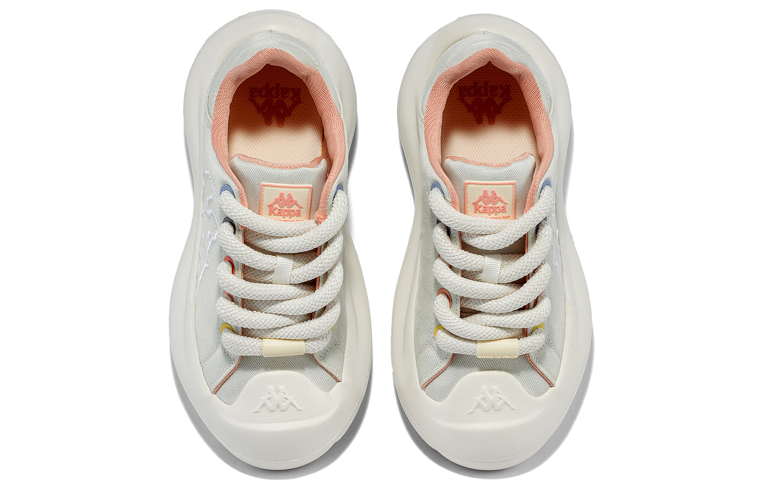 Kappa Anti-Slip Wear-Resistant Skateboard Shoes Women's Beige купить в интернет-магазине Yoocart с быстрой доставкой по России.