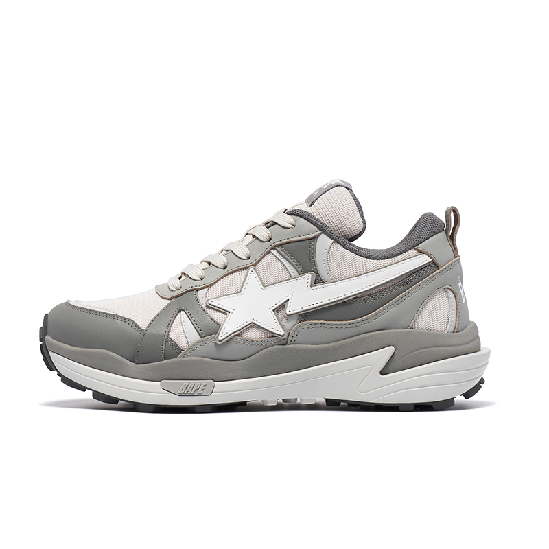 BAPE A BATHING APE Trail Sta Grey