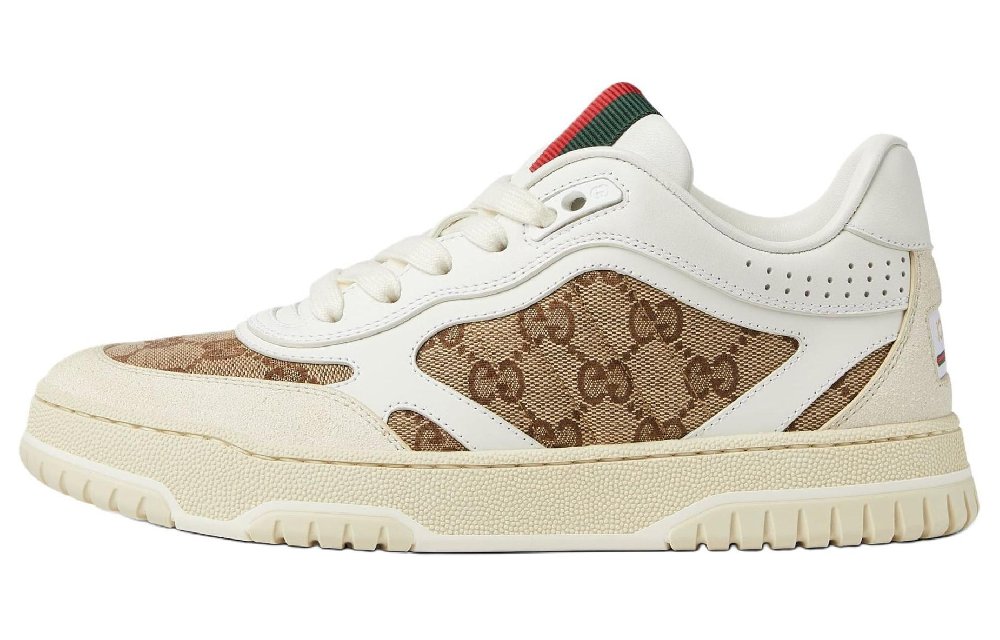 GUCCI Women's Re Web Sneaker 'GG Canvas   White Beige' Women's
