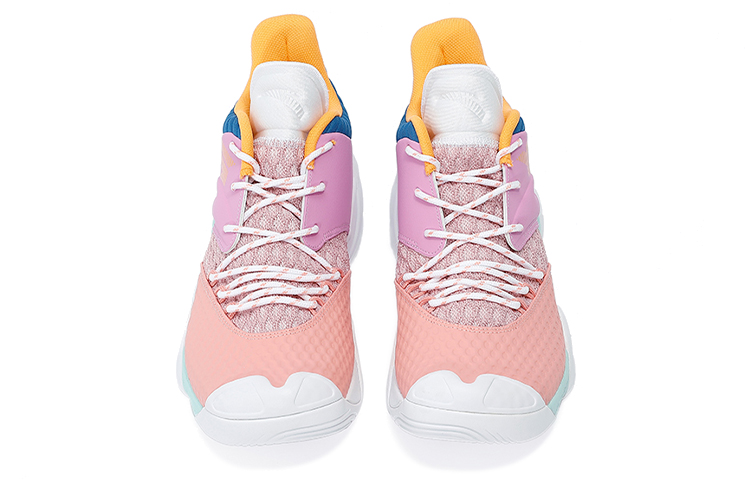 Anta Anti Slip Wear Resistant Mid Top Basketball Shoes Men's Pink Purple White купить в интернет-магазине Yoocart с быстрой доставкой по России.