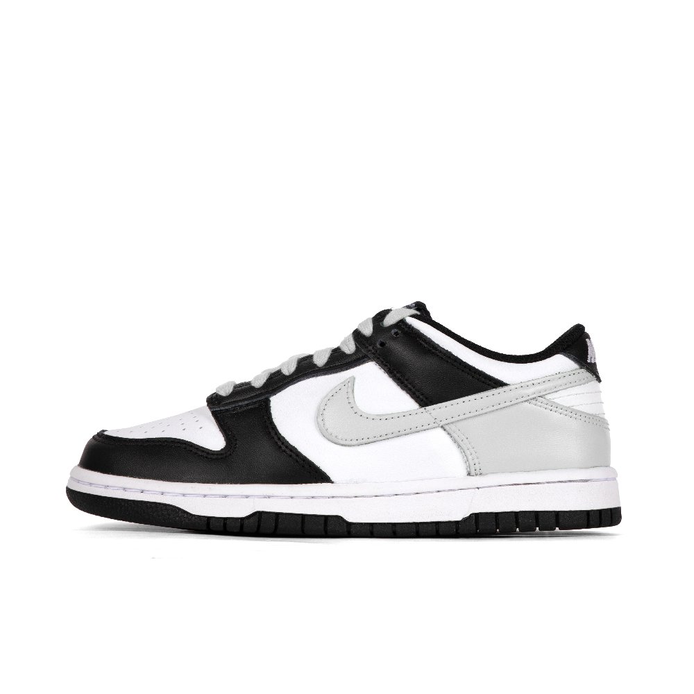 Nike Dunk Anti-Slip Wear-Resistant Low-Top Skateboard Shoes Women's Black Gray White