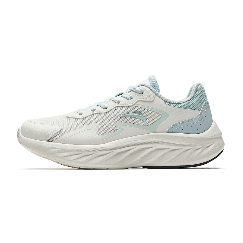 Anta Lightweight And Breathable Low Top Casual Running Shoes Women's White Blue
