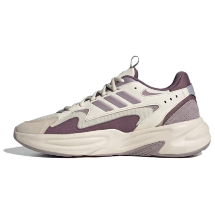 Adidas Ozelle Anti Slip Wear Resistant Low Top Chunky Sneakers Unisex White