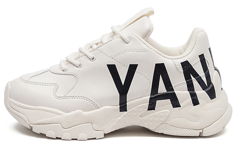 MLB Big Ball Chunky P Mega Wear-Resistant Slip-Resistant Support Low-Top Chunky Sneakers Unisex White