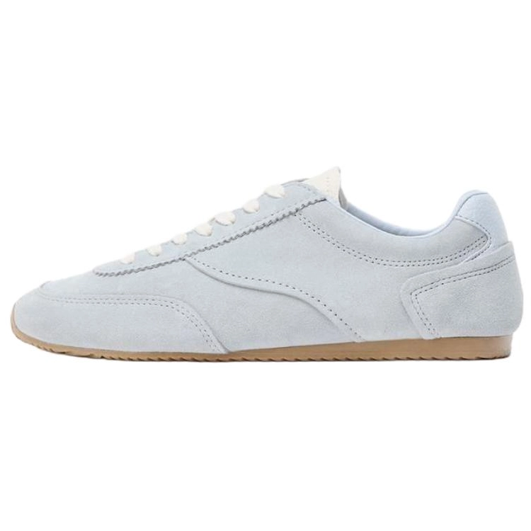 ZARA Abrasion Resistant Low top Casual Shoes Women's Light Blue
