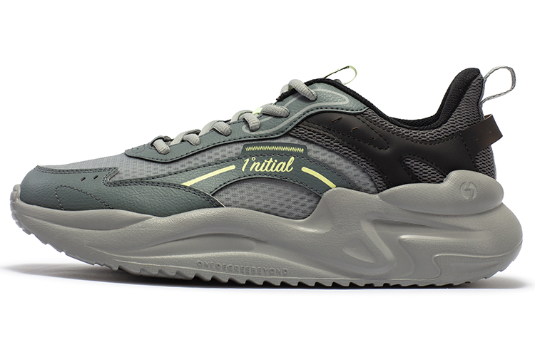361° Yunshu 3 Shock Absorbers With Slip Resistant And Abrasion Resistant Properties Low Top Casual Shoes Men's Gray купить в интернет-магазине Yoocart с быстрой доставкой по России.