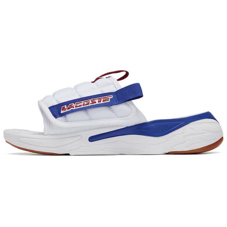 LACOSTE Slide Slippers Men's White Blue