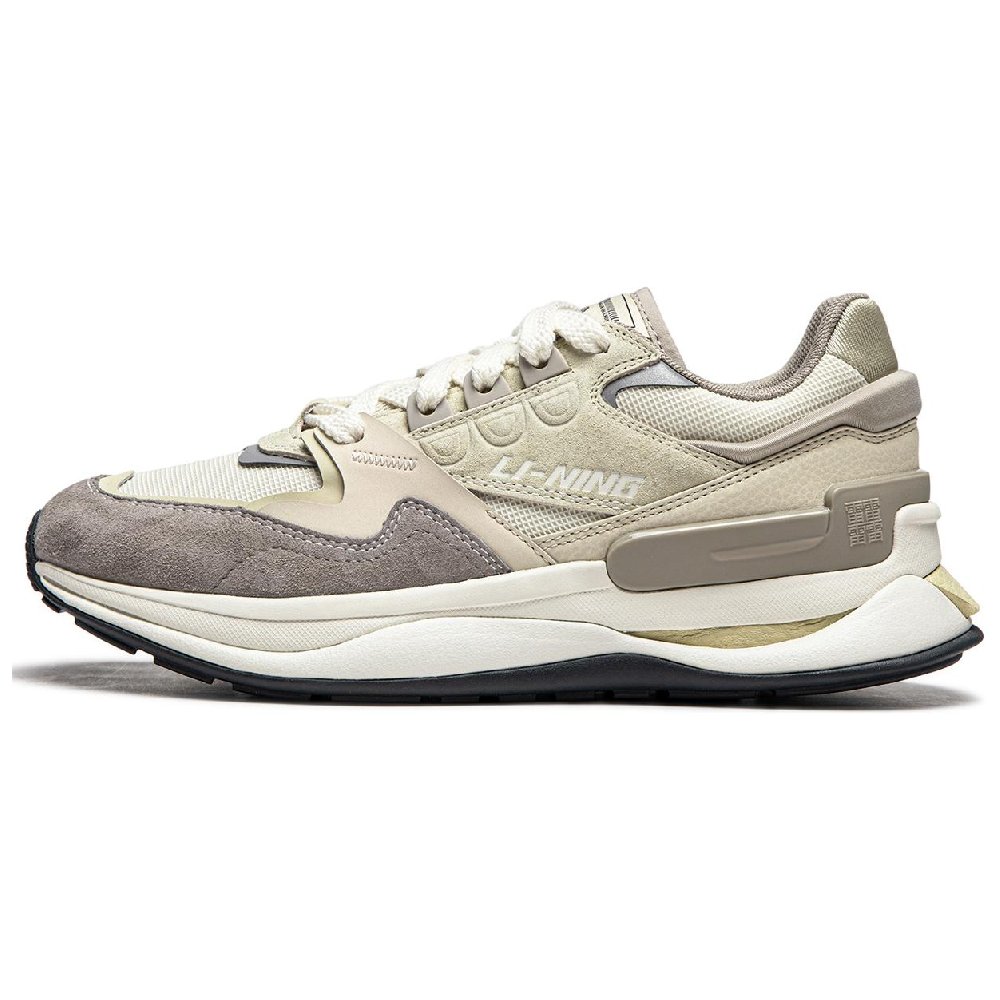LiNing Sports Life Collection Cushioning Anti-Slip And Wear-Resistant Low-Top Casual Shoes Men's Gray