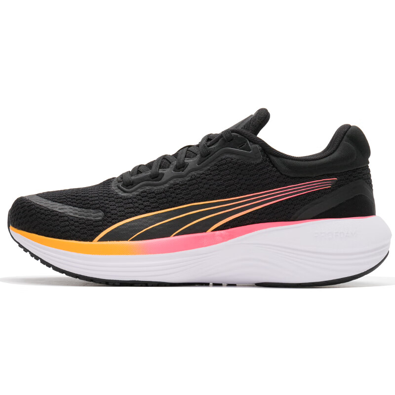 PUMA Scend Pro Collection Anti Slip Wear Resistant Low Top Running Shoes Unisex Black Orange
