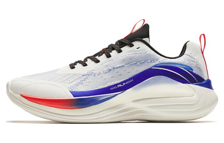 Anta Lingyun Wear resistant And Lightweight Low Top Running Shoes Men's White Blue