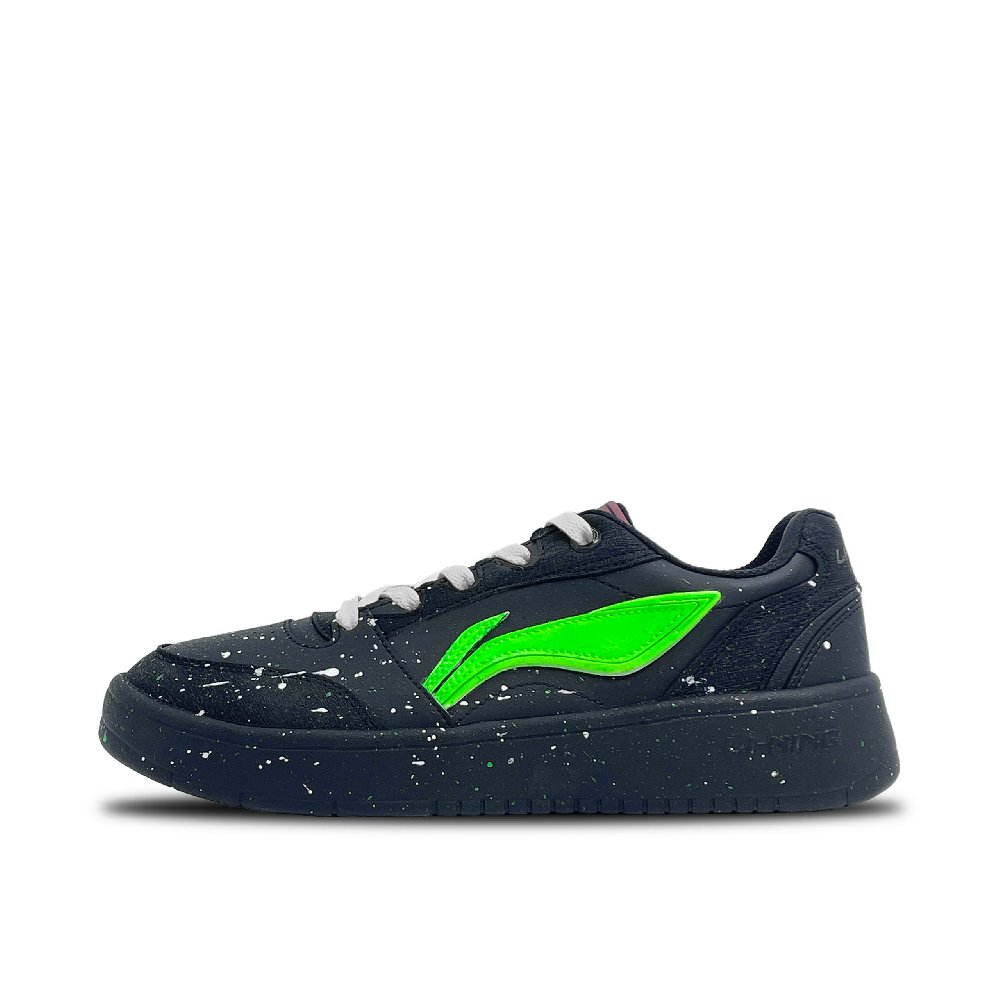 LiNing Yuanbao V3 Slip Resistant Lightweight Abrasion Resistant Low Top Skateboard Shoes Men's Black