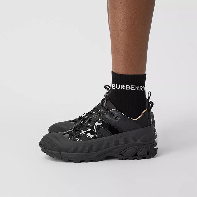 Burberry Arthur Low Top Sports Casual Shoes Men's Black