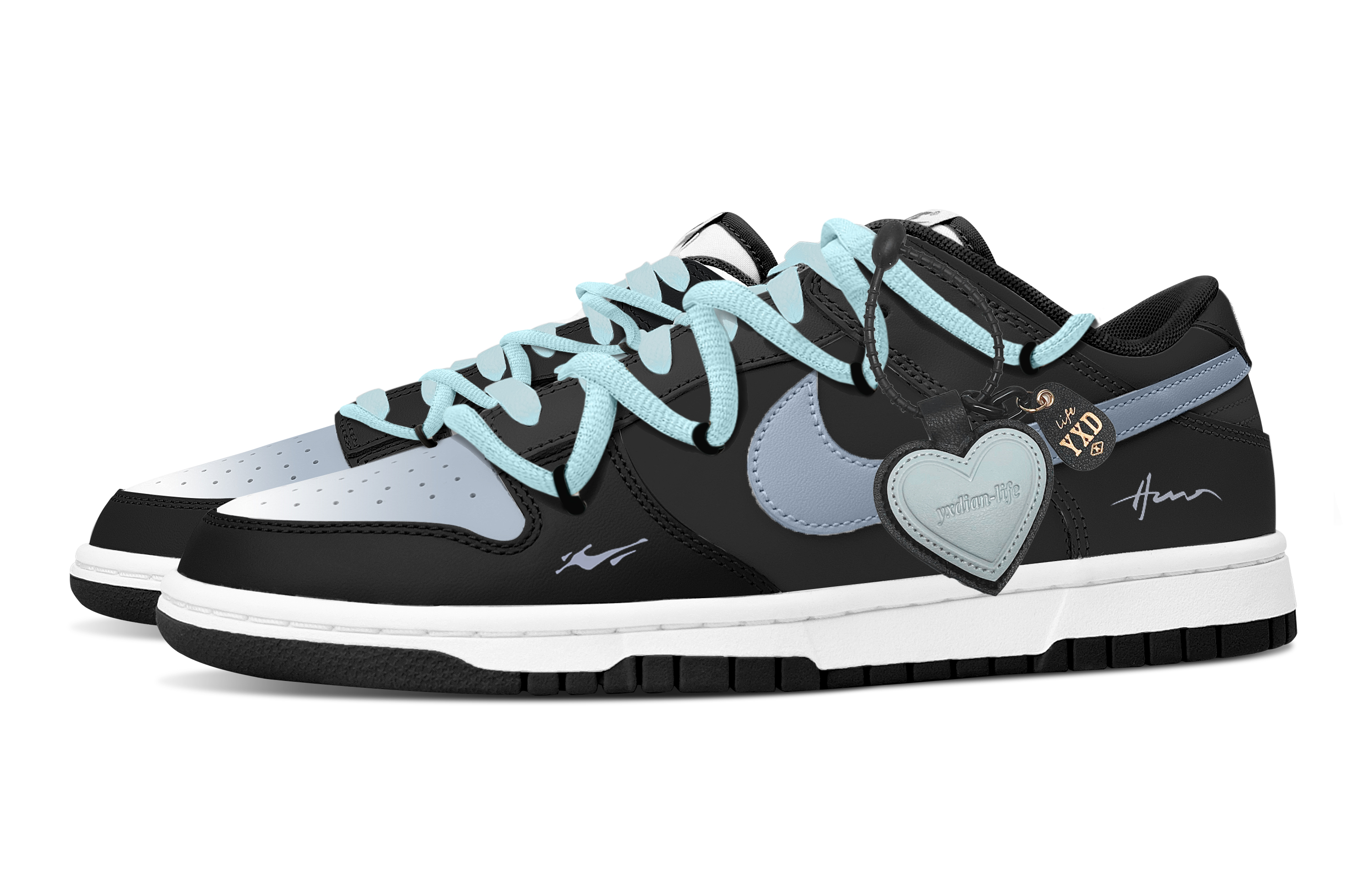 Nike Dunk Starry Sky Bond Abrasion Resistant Low top Skateboard Shoes Men's Black Blue купить в интернет-магазине Yoocart с быстрой доставкой по России.