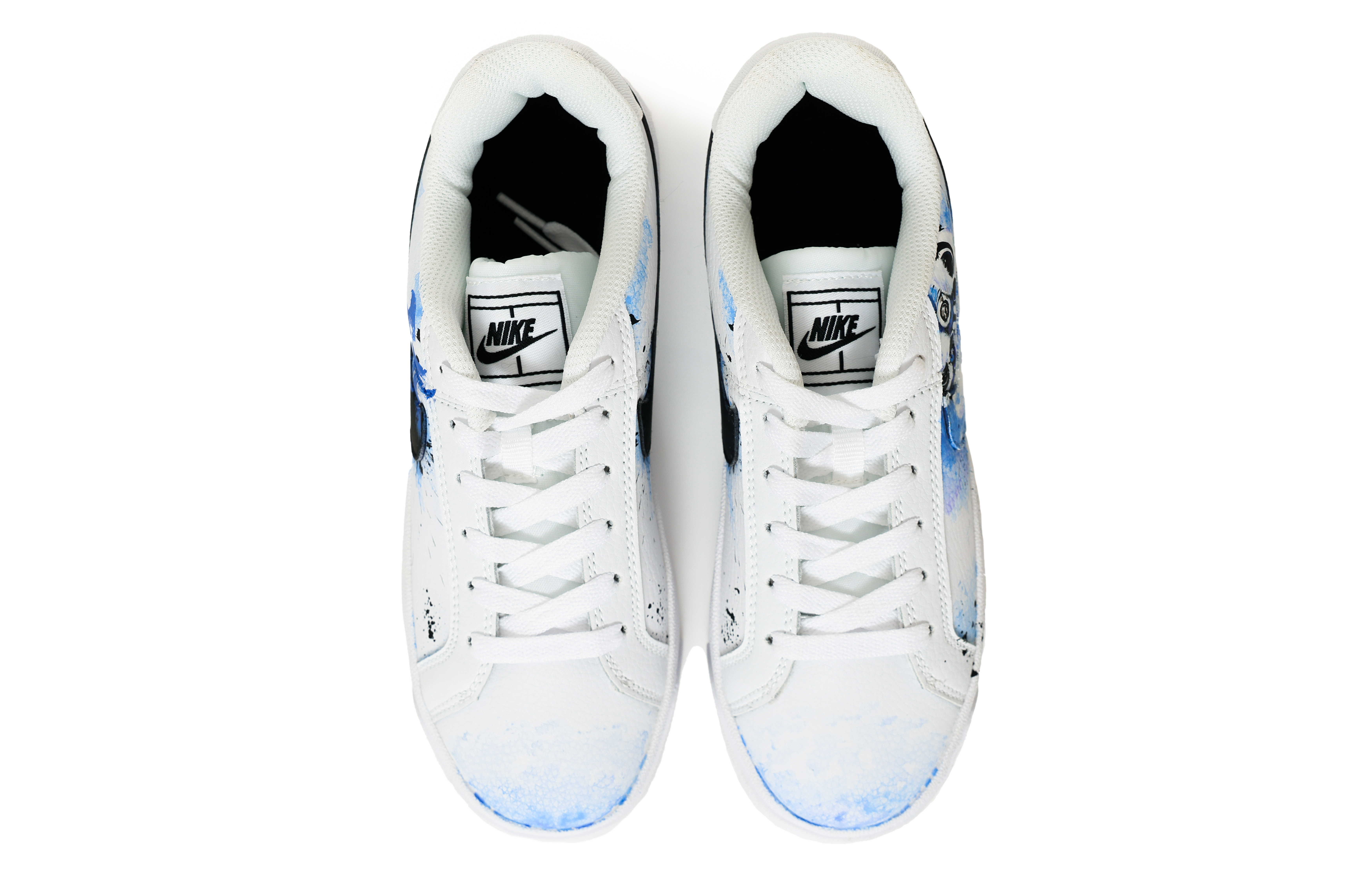 Nike Court Royale Collection Skateboard Shoes Unisex Low top White/Blue купить в интернет-магазине Yoocart с быстрой доставкой по России.