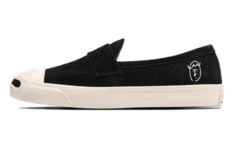 Converse Jack Purcell Abrasion Resistant Breathable Low Top Canvas Shoes Unisex Black