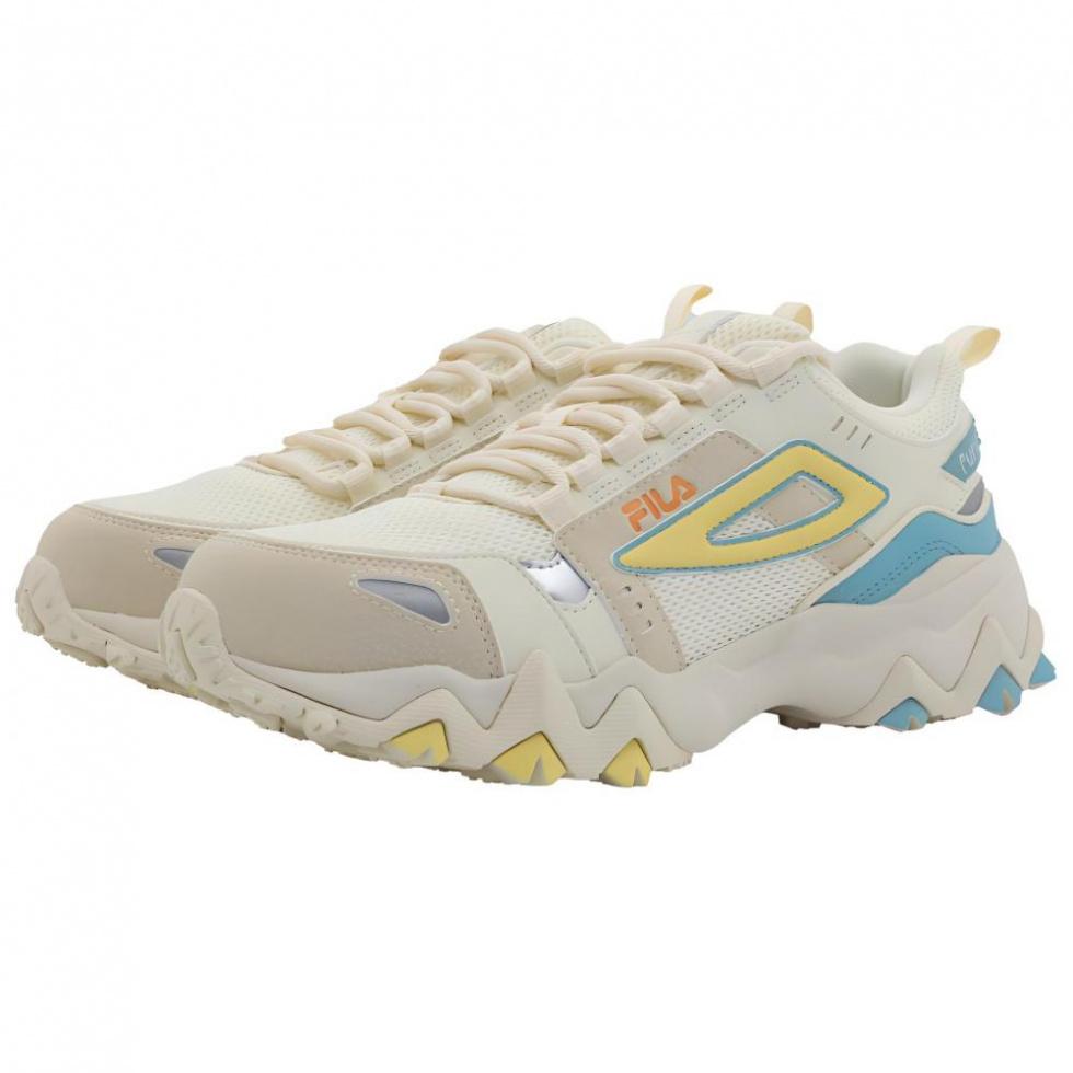 FILA Oakmont Anti-Slip Wear-Resistant Low-Top Casual Shoes Women's Blue Yellow купить в интернет-магазине Yoocart с быстрой доставкой по России.