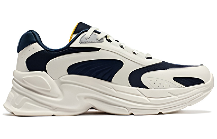 361° Chunky Sneakers Men's Low top Feather White/Ink Blue